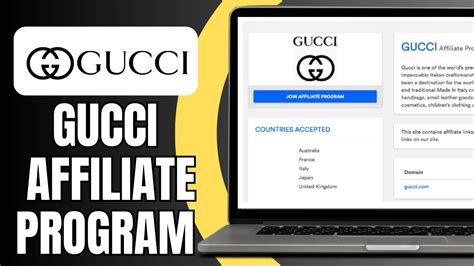 gucci affiliate program usa.